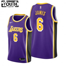Dres Los Angeles Lakers LeBron James 6 Nike 2021-22 Statement Edition Swingman - Dječji